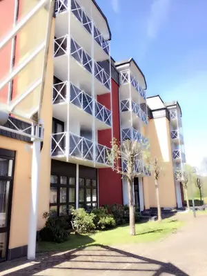Das Gebäude in dem sich das Hotel befindet