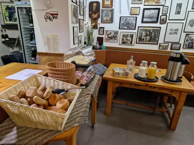 Essen in der Pension oder in der Nähe