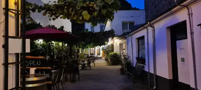 Das Gebäude in dem sich die Pension befindet