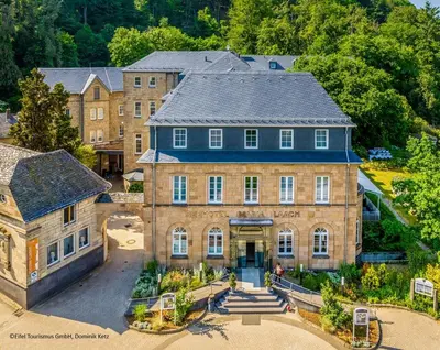 Das Gebäude in dem sich das Hotel befindet
