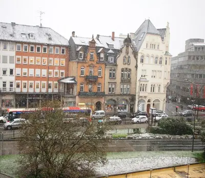 Ein allgemeiner Blick auf Trier oder ein Stadtblick von des Hotels aus
