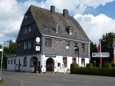 Das Gebäude in dem sich die Ferienwohnung befindet
