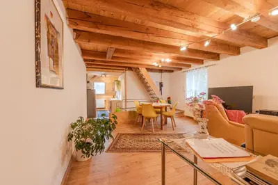 TV/Unterhaltungsangebot in der Unterkunft Ferienhaus Störzel Wohnung B