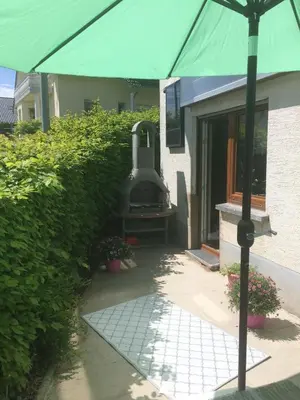 Ein Garten an der Unterkunft Ferienhaus Störzel Wohnung A