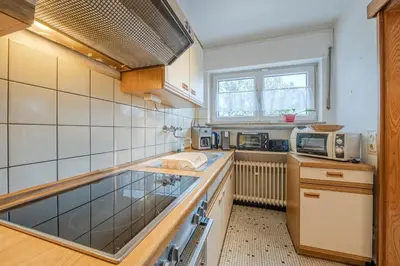 Küche/Küchenzeile in der Unterkunft Ferienhaus Störzel Wohnung A