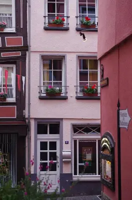 Das Gebäude in dem sich die Ferienwohnung befindet