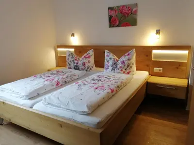 Ein Bett oder Betten in einem Zimmer der Unterkunft Haus Aladin
