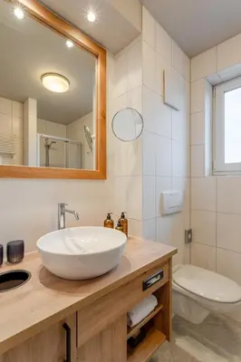 Ein Badezimmer in der Unterkunft Natur- und Wohlfühlhotel Kastenholz