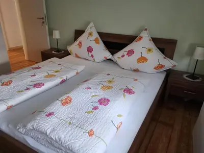 Ein Bett oder Betten in einem Zimmer der Unterkunft Seppl