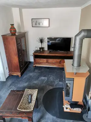 TV/Unterhaltungsangebot in der Unterkunft Ferienhaus am Mattheiser Wald