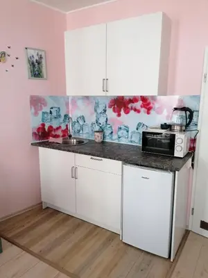 Küche/Küchenzeile in der Unterkunft Ferienwohnungen Burgfrieden 6