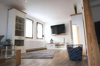 TV/Unterhaltungsangebot in der Unterkunft Ferienwohnung Traumblick