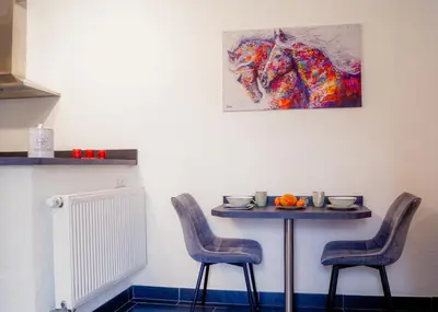 Grundriss der Unterkunft Moderne Ferienwohnung Black Beauty auf idyllischem Reiterhof nähe Burg Eltz