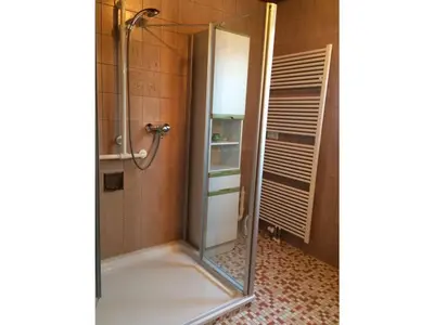 Ein Badezimmer in der Unterkunft Ferienhaus Johanna