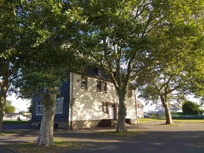 Das Gebäude in dem sich die Ferienwohnung befindet
