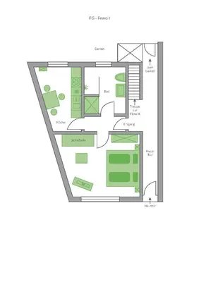 Grundriss der Unterkunft Ferienwohnungen Stadtgeflüster