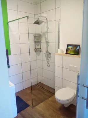 Ein Badezimmer in der Unterkunft Ferienappartement Studio 