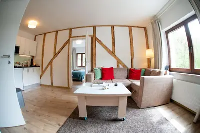 Ein Sitzbereich in der Unterkunft The Ring Inn