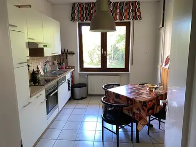 Küche/Küchenzeile in der Unterkunft Top Ferienwohnung Krämer