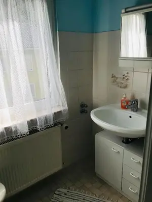 Ein Badezimmer in der Unterkunft Rheinblickzimmer