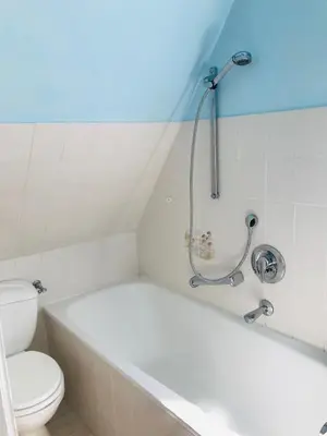 Ein Badezimmer in der Unterkunft Rheinblickzimmer
