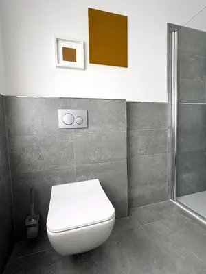 Ein Badezimmer in der Unterkunft KickEns