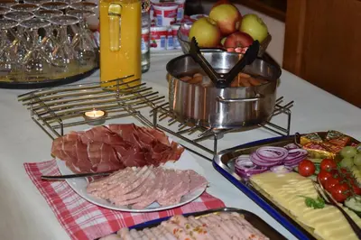 Essen in der Pension oder in der Nähe