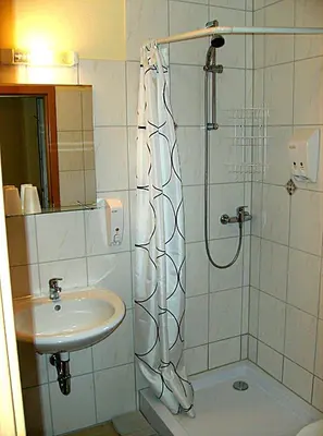 Ein Badezimmer in der Unterkunft Järgen Ferienappartements