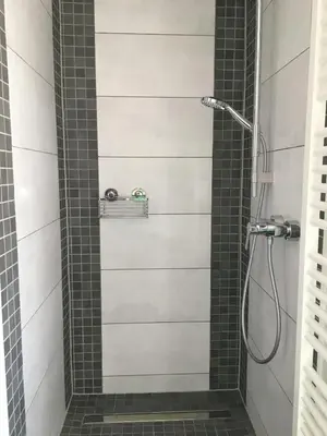 Ein Badezimmer in der Unterkunft Ferienwohnung Rabennest