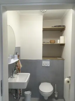 Ein Badezimmer in der Unterkunft Weinhaus Lenartz-Bleser