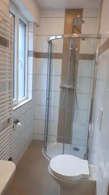 Ein Badezimmer in der Unterkunft 4-Sterne Ferienwohnung Carbach -Perfekt für Radfahrer-