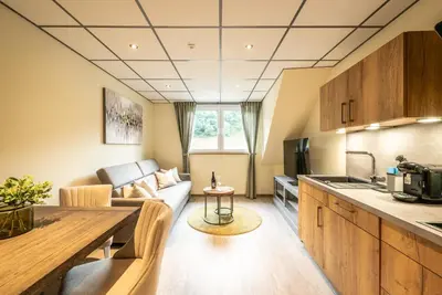 Küche/Küchenzeile in der Unterkunft Apart Hotel Lang
