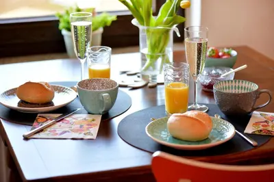 Essen in der Ferienwohnung oder in der Nähe