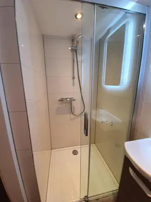 Ein Badezimmer in der Unterkunft Das Herzchen von Cochem