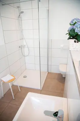 Ein Badezimmer in der Unterkunft Hotel Zum Goldenen Stern