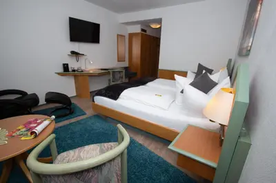 TV/Unterhaltungsangebot in der Unterkunft Paulin Hotel Trier
