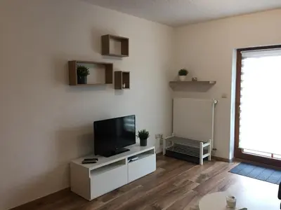 TV/Unterhaltungsangebot in der Unterkunft Ferienwohnung Katrin