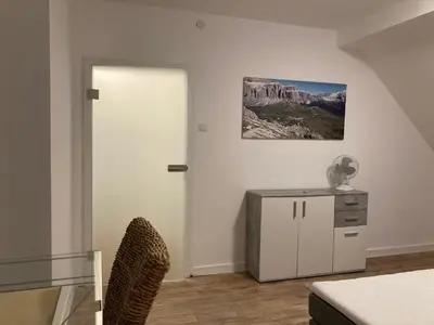 Küche/Küchenzeile in der Unterkunft Ferienwohnung Brenderweg