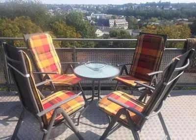 Ein Balkon oder eine Terrasse in der Unterkunft Herzog-Reichard