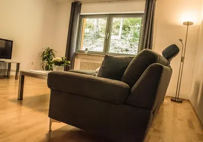 TV/Unterhaltungsangebot in der Unterkunft Ferienwohnung Roos
