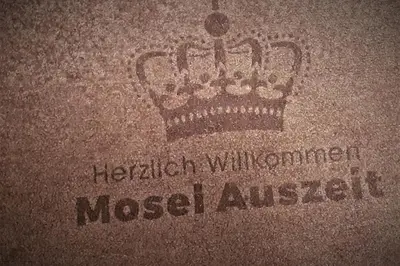 Ein Zertifikat, Auszeichnung, Logo oder anderes Dokument, das in der Unterkunft NEU - MoselAUSZEIT Traben ausgestellt ist