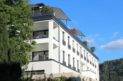 Das Gebäude in dem sich die Ferienwohnung befindet