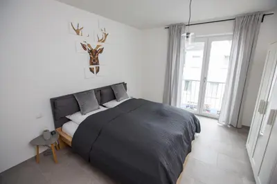 Ein Bett oder Betten in einem Zimmer der Unterkunft Ahr-Palais