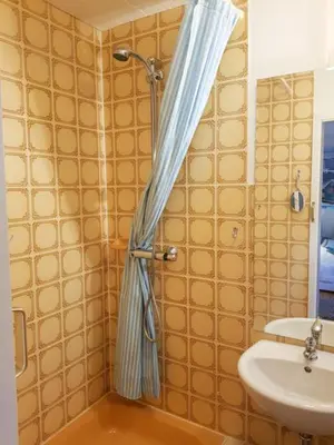 Ein Badezimmer in der Unterkunft Hotel Feldmaus