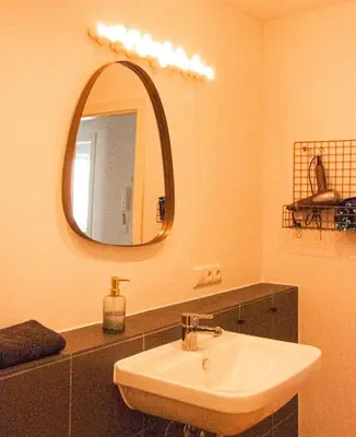 Ein Badezimmer in der Unterkunft Ferienwohnung Marion