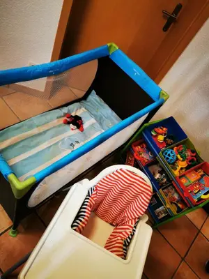 Ein Bett oder Betten in einem Zimmer der Unterkunft Ferienwohung am Traumpfad