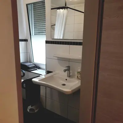 Ein Badezimmer in der Unterkunft Ferienwohnung Valentin