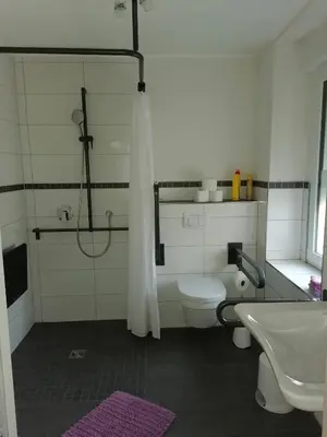 Ein Badezimmer in der Unterkunft Ferienwohnung Valentin