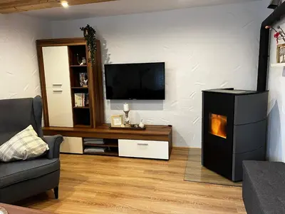 TV/Unterhaltungsangebot in der Unterkunft Ferienhaus Göbel´s gute Stube