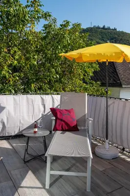 Ein Balkon oder eine Terrasse in der Unterkunft Im Herzen von Bernkastel-Kues